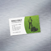 Graslandschaften | Gartenschneiden Magnetische Visitenkarte (Beispiel)