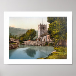 Grasmere Church, Lake District, England Poster