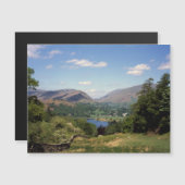Grasmere Lake District England Magnetkarte (Vorne/Hinten)