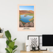 Grasmere Lake District Reiseplakat Poster (Heimbüro)