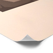 Grasmere Lake District Travel Poster (Ecke)