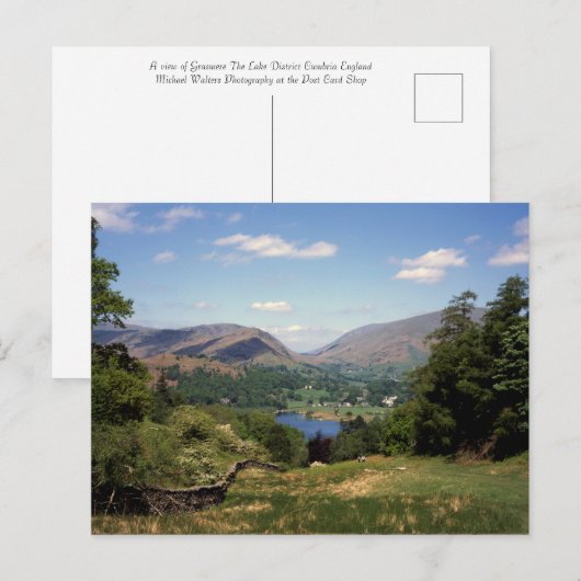 Grasmere Postkarte (Vorne/Hinten)