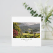 Grasmere Railposter Feiertagskarte (Stehend Vorderseite)
