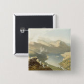Grasmere von Langdale fiel, 'vom englischen LAK Button (Vorne & Hinten)