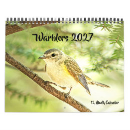 Grasmücken 2027 Wandkalender