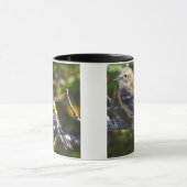 Grasmücken-Vogel-Foto-Tasse Tasse (Zentrum)