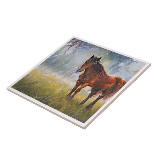 Graspferd Fliese (Seite)