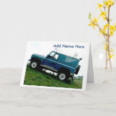 Grasrover-Grußkarte Karte (Gelbe Blume)