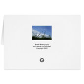 Grass and Sky Card (Rückseite Horizontal)