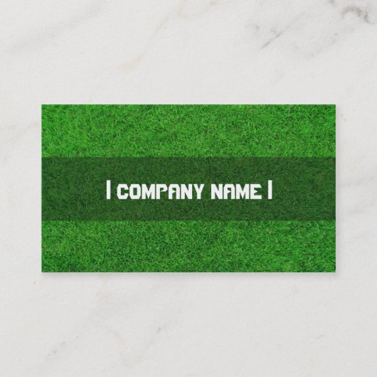 Grass Business Card Visitenkarte (Vorderseite)