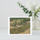 Grass & Butterflies (F460) Van Gogh Fine Art Postkarte (Stehend Vorderseite)