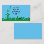 Grass Cutting Business Card Visitenkarte (Vorne/Hinten)