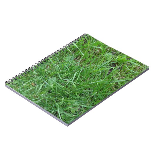 Grass-Foto-Notebook Notizblock (Linke Seite)