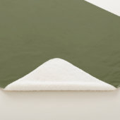 Grass Green Sherpa Blanket Sherpadecke (3/4)