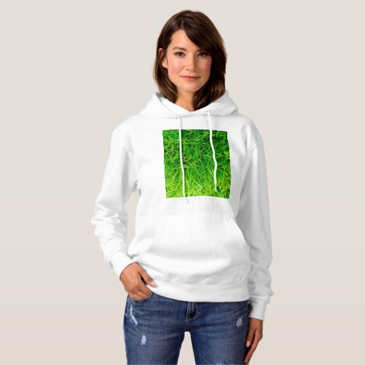 Grass Hooded Sweatshirt for Women (Vorne ganz)