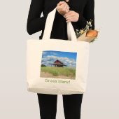 Grass Island Beach Bag Jumbo Stoffbeutel (Vorderseite (Produkt))