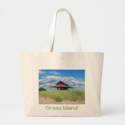 Grass Island Beach Bag Jumbo Stoffbeutel (Vorne)