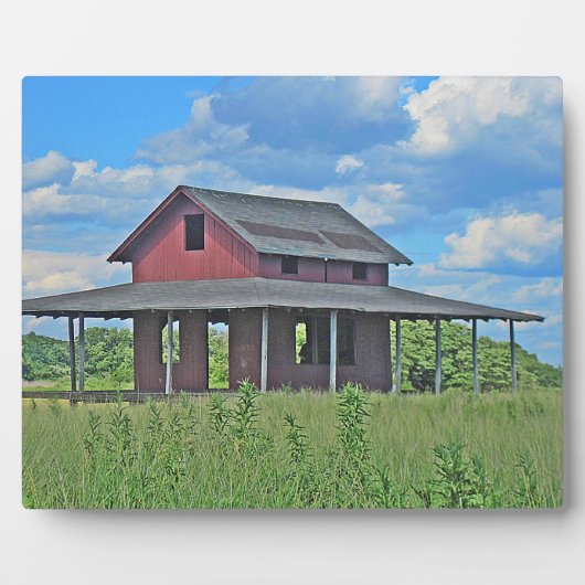 Grass Island Plaque Fotoplatte (Vorderseite)