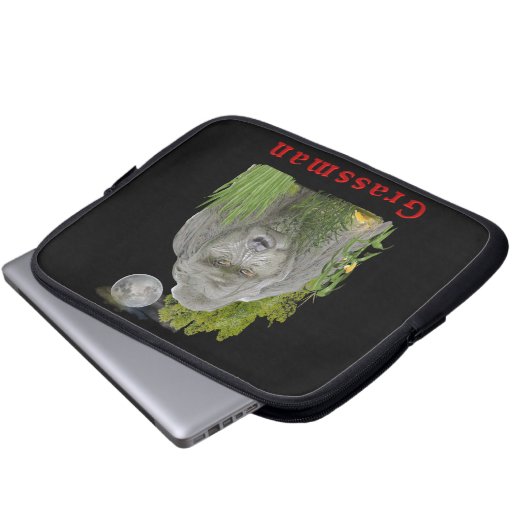 Grass Laptopschutzhülle (Vorne Knopf)