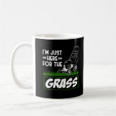 Grass Mowing Lawn Care Funny Lawn Mower Kaffeetasse (Links)
