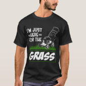 Grass Mowing Lawn Care Funny Lawn Mower T-Shirt (Vorderseite)