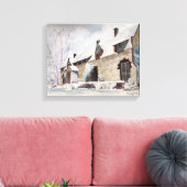 GRASS VALLEY, EMPIRE MINE HÜTTE, KALIFORNIEN LEINWANDDRUCK (Insitu (Wohnzimmer))