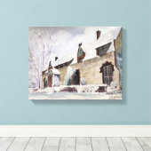 GRASS VALLEY, EMPIRE MINE HÜTTE, KALIFORNIEN LEINWANDDRUCK (Insitu (Holzboden))