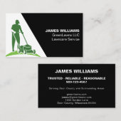 Grass-Visitenkarte für Rasenpflege Visitenkarte (Vorne/Hinten)