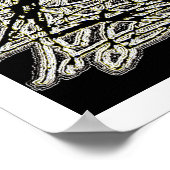 Grass Yarning Poster Print (Ecke)