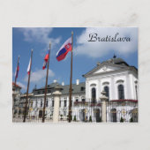 grassalkovich bratislava flags postkarte (Vorderseite)