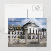 Grassalkovich bratislava gates postkarte (Vorne/Hinten)