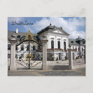 Grassalkovich bratislava gates postkarte