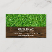 Grasschneiden | Rasenmäher Visitenkarte (Rückseite)