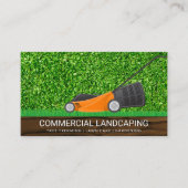 Grasschneiden | Rasenmäher Visitenkarte (Vorderseite)
