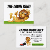 Grasschneiden Visitenkarte (Vorne/Hinten)