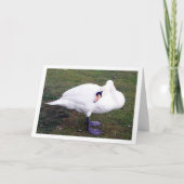 Grasschwan Karte (Vorderseite)