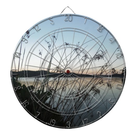 Grasse am See Sunset Dartscheibe (vorne)