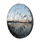 Grasse am See Sunset Dartscheibe (Vorderseite rechts)