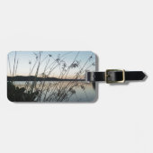 Grasse am See Sunset Gepäckanhänger (Vorderseite horizontal)