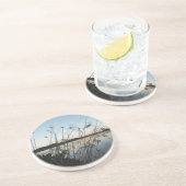 Grasse am See Sunset Getränkeuntersetzer (Seite)