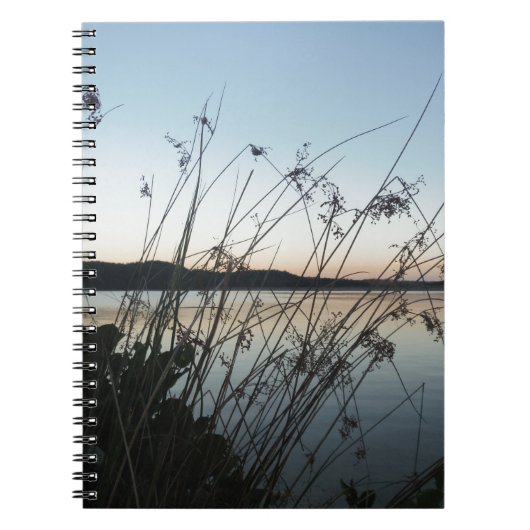 Grasse am See Sunset Notizblock (Vorderseite)