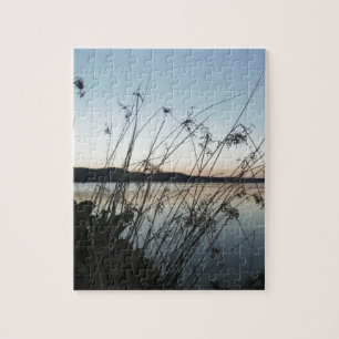 Grasse am See Sunset Puzzle