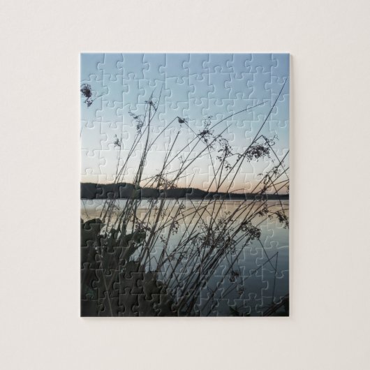 Grasse am See Sunset Puzzle (Vertikal)