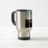 Grasse am See Sunset Reisebecher (Vorderseite Links)