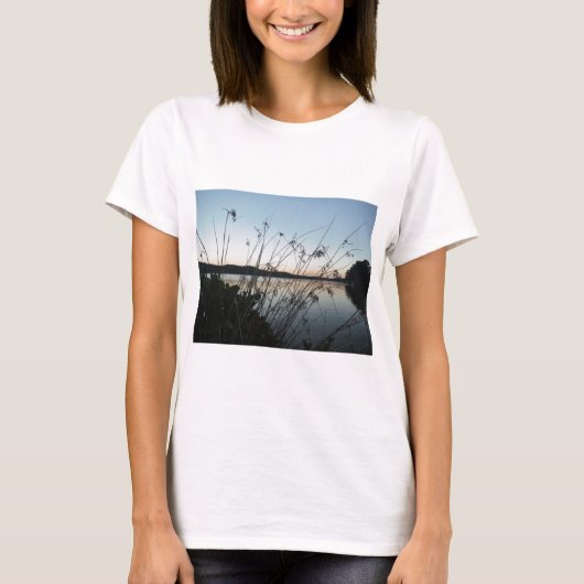Grasse am See Sunset T-Shirt (Vorderseite)