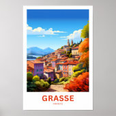Grasse France Travel Print Poster (Vorne)