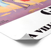 Grasse France Vintage Reise Poster (Ecke)