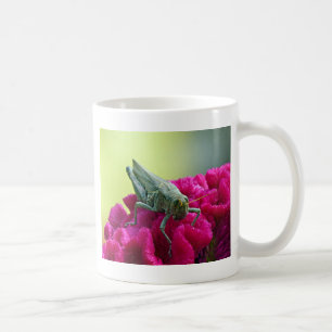 Grasshopper auf dem Cockscomb Kaffeetasse