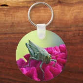 Grasshopper auf dem Cockscomb Schlüsselanhänger (Vorderseite)