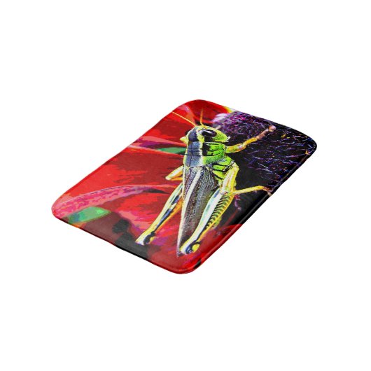 Grasshopper Bath Mats Badematte (Schrägansicht)